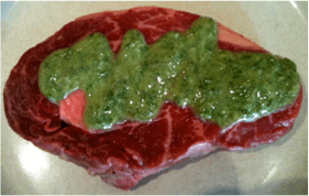 marinade on steak