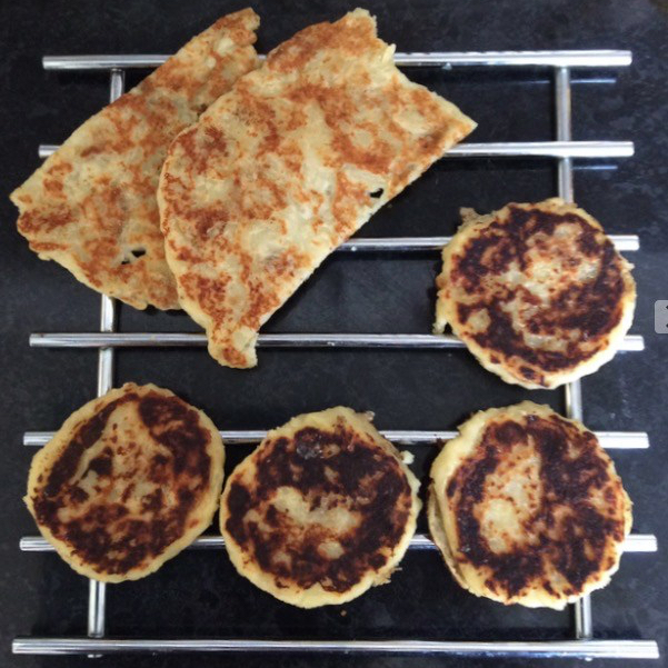 Scottish Cooking: Tattie (potato) Scones – Skins an’ a’