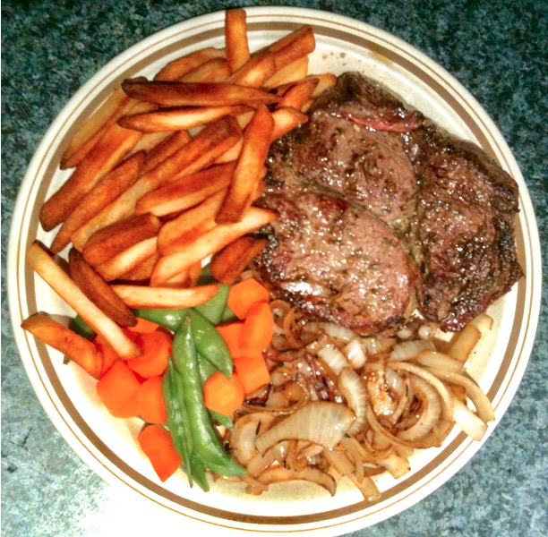 0 steak meal